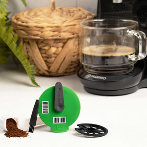 My-Cap Reusable Coffee Disc With Silicone Lid For Tassimo Brewer