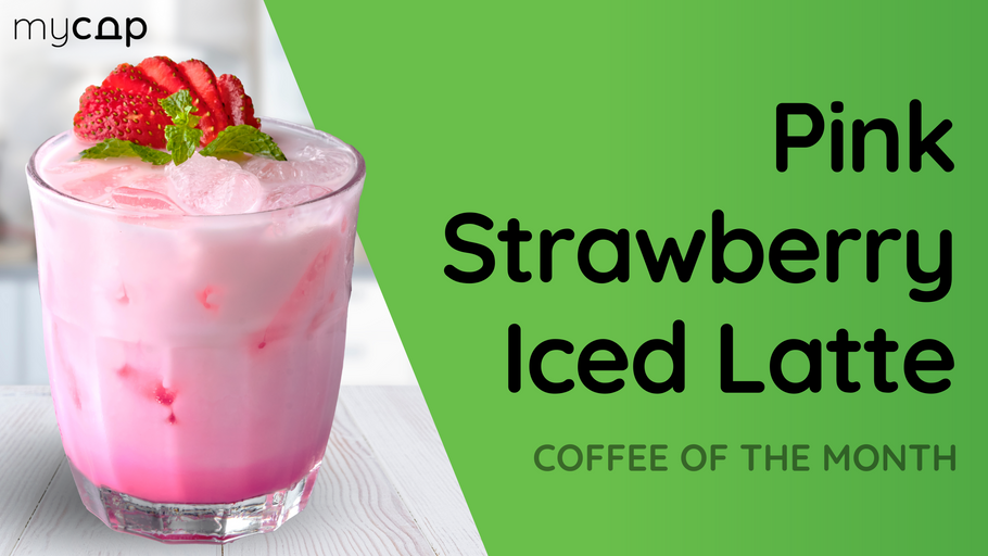 Pink Strawberry Latte