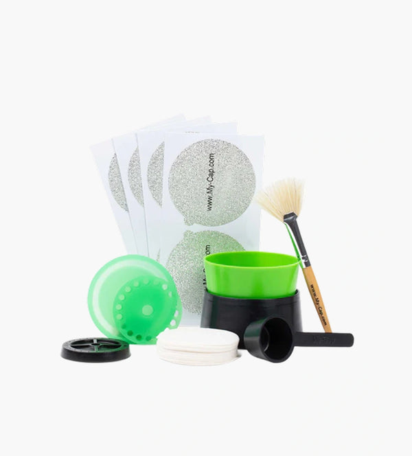My-Cap Sampler - Complete Solution To Make Your Own Capsules For Nespresso Vertuoline Brewers (Combo)