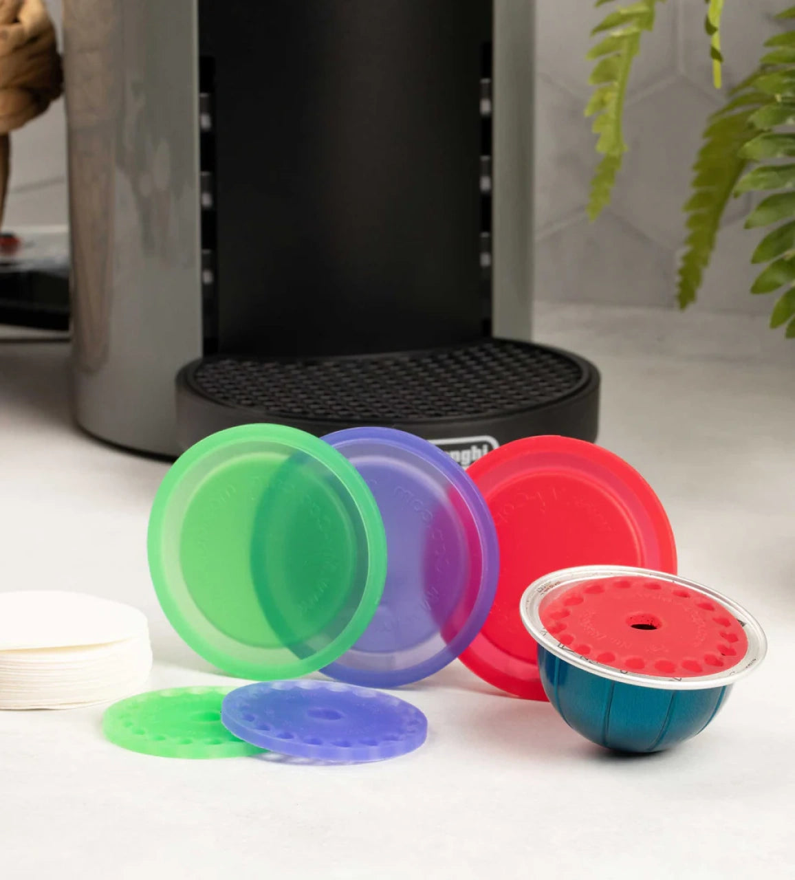 My-Cap's Silicone Caps, Lids, and Filters for Nespresso VertuoLine Bre My-Cap's Silicone Caps, Lids, and Filters for Nespresso VertuoLine Bre