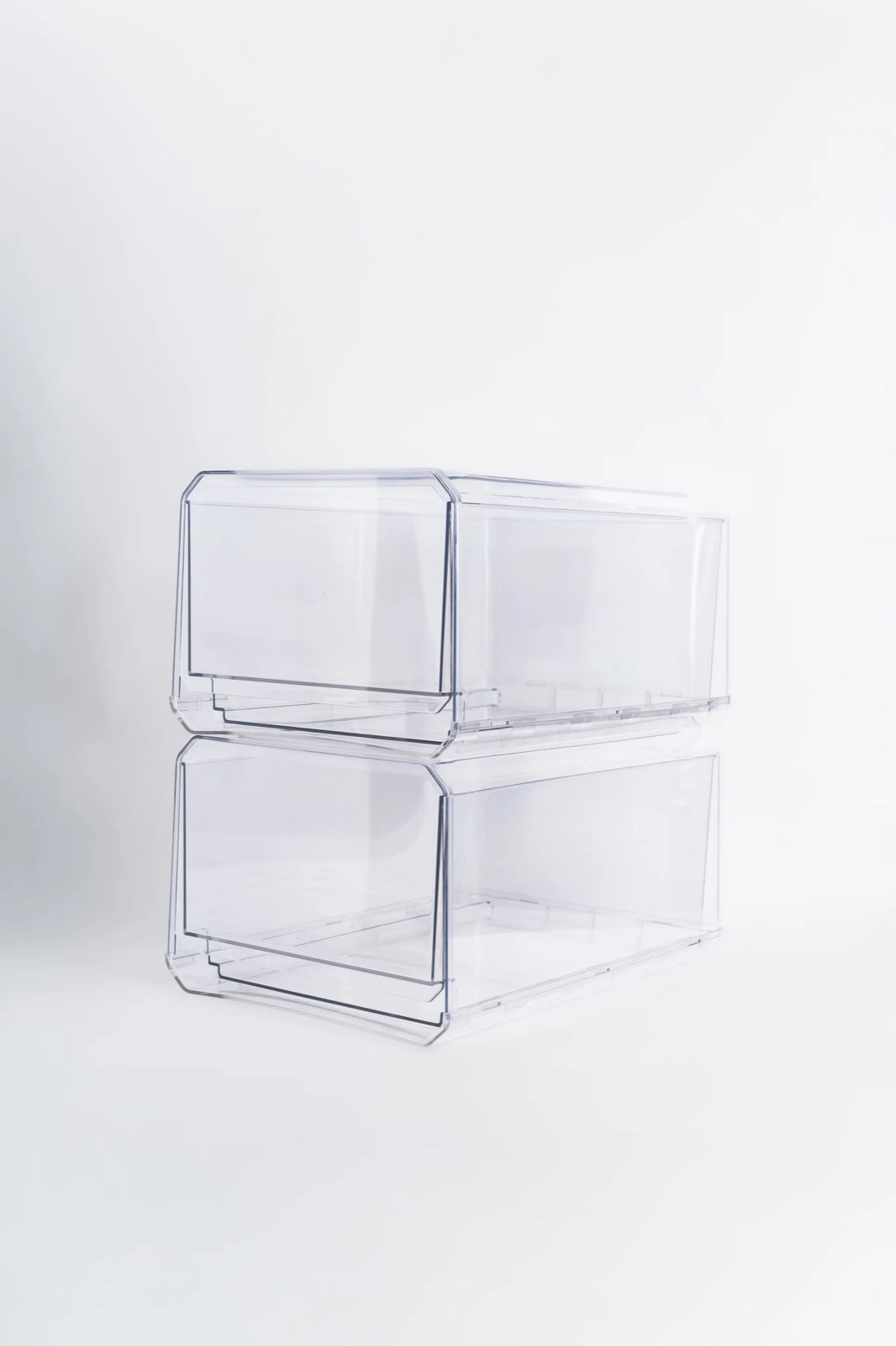 Clear Pull-out Storage Drawers, 2-Pack