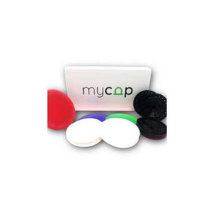 My-Cap's 3 Caps & Lids to Reuse Capsules for use with all Nespresso VertuoLine Brewers (Black 3-Pack)