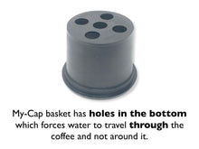 Load image into Gallery viewer, My-Cap 2 Baskets, Caps, &amp; Filters For Use With Keurig Supreme 5 Hole K-Cup Brewers